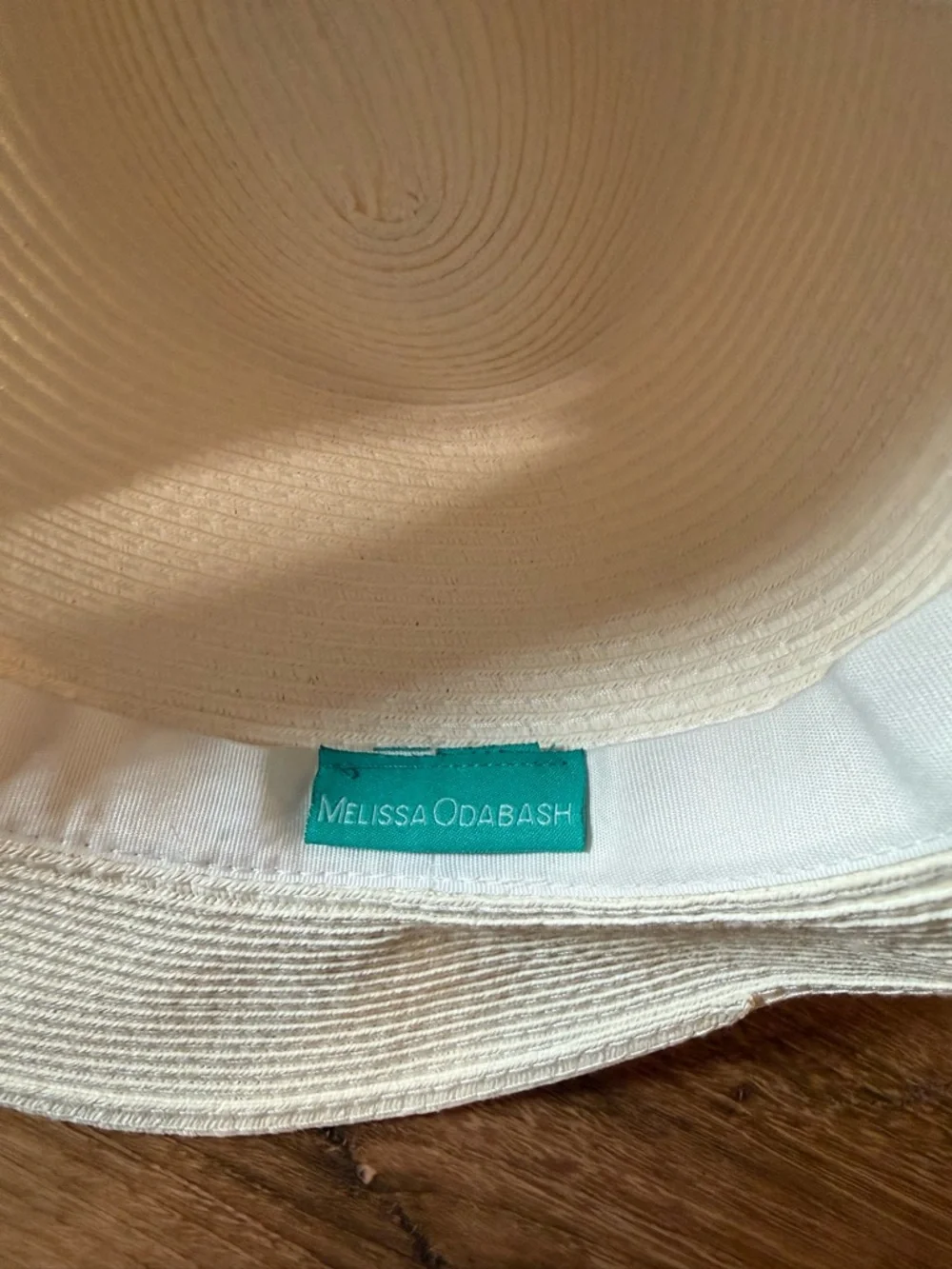 Melissa Odabash Panama Hat Paper Straw Cream